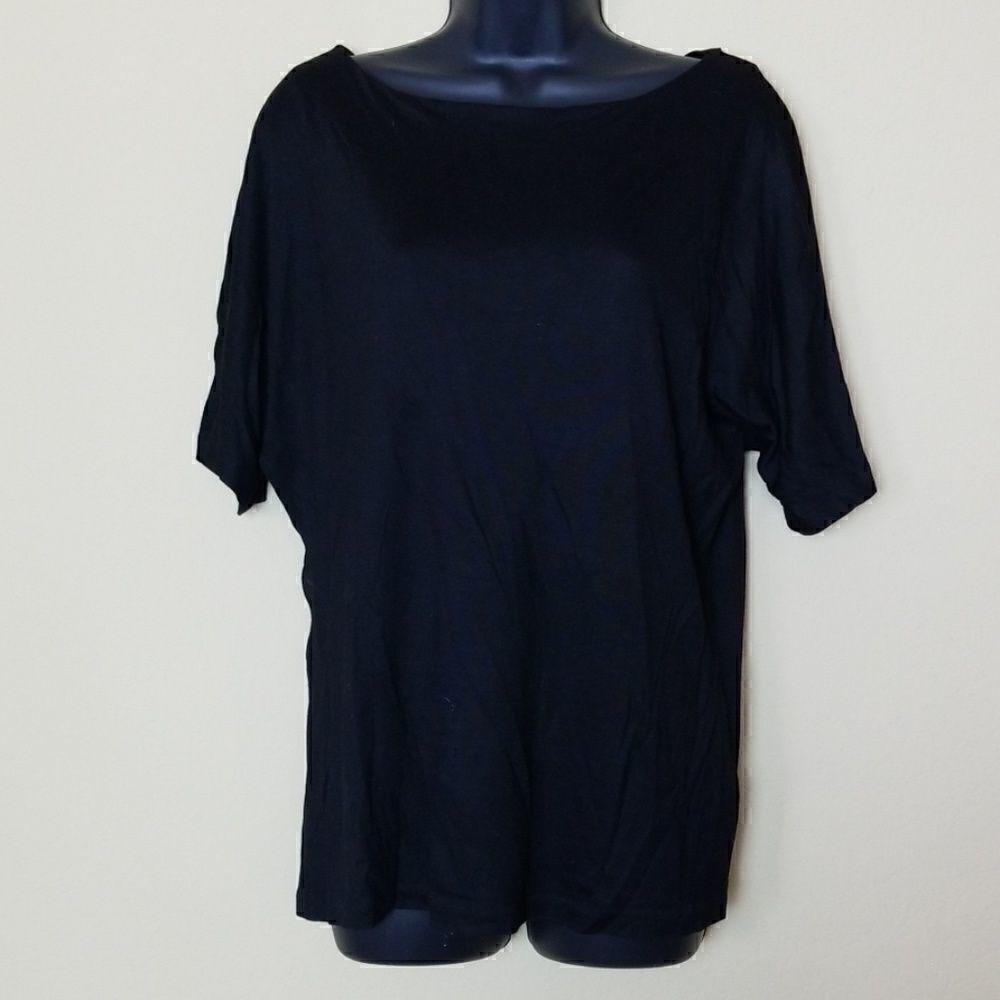 White House Black Market Classic Black Top